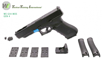 WE Model 34 Gen4 MOS GBB Pistol ( Black )