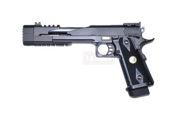 WE HI-CAPA 7inch Dragon B Full Metal GBB Pistol ( Black )