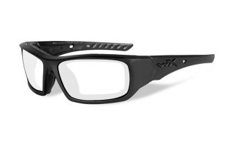 WILEY X Arrow Clear Lens/Matte Black Frame Shooting Glasses