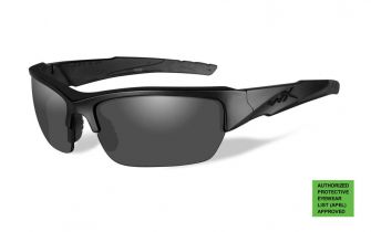 WILEY X Valor APEL Grey/Clear/Matte Black Frame Shooting Glasses