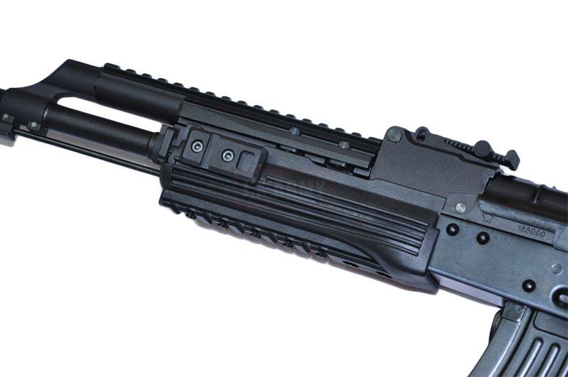 WE AK74 PMC Gas Blow Back Rifle ( Black )