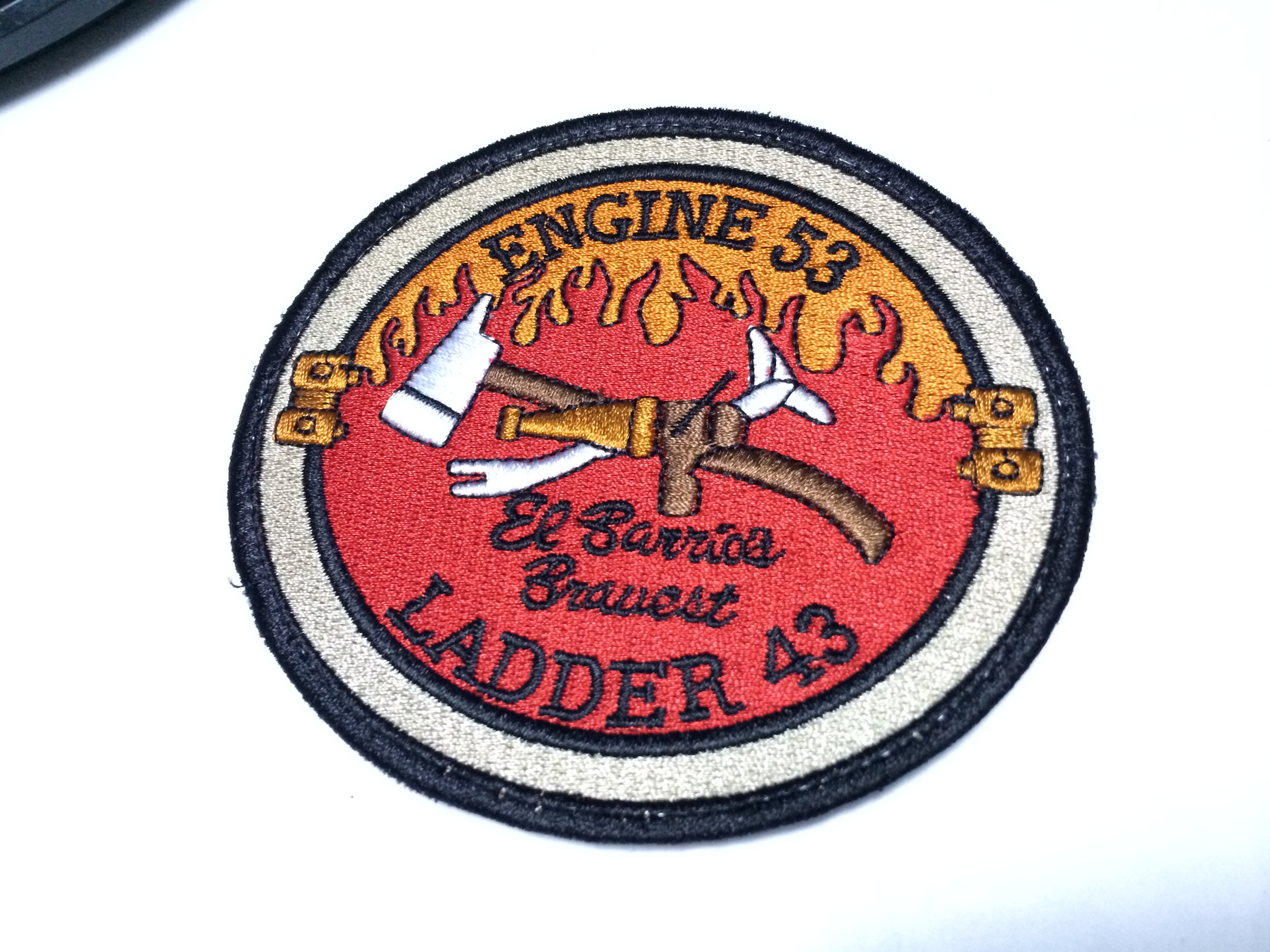 Product Name: FFI - Red Wing Fireman Engine 53 Ladder 43 Lone Survivor Patch ( Free Shipping ) Code.: FFI-PAT-A-31. Major Color: N/A