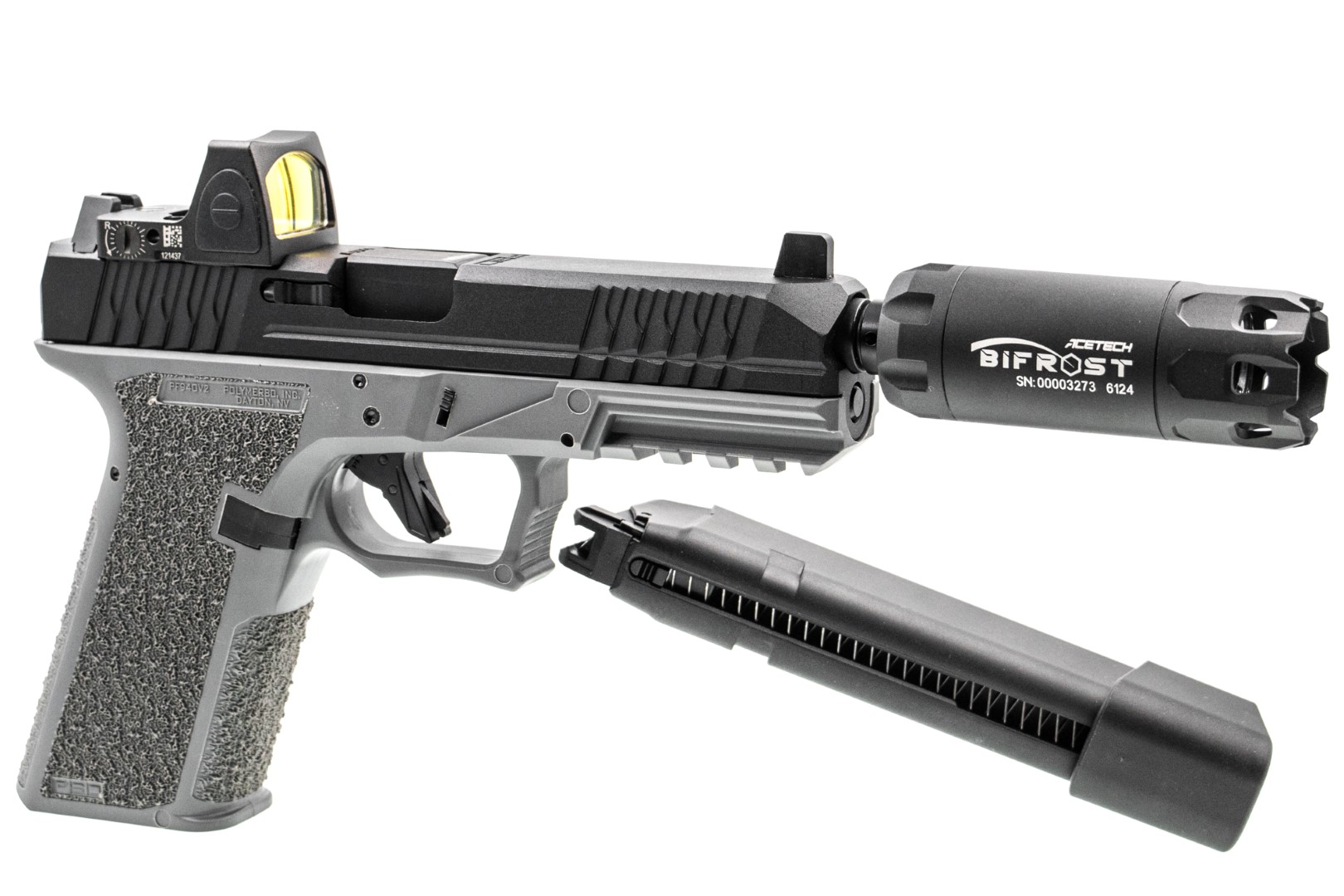JDG Polymer80 Licensed P80 PFS9 ( RMR Cut ) Airsoft GBB Pistol