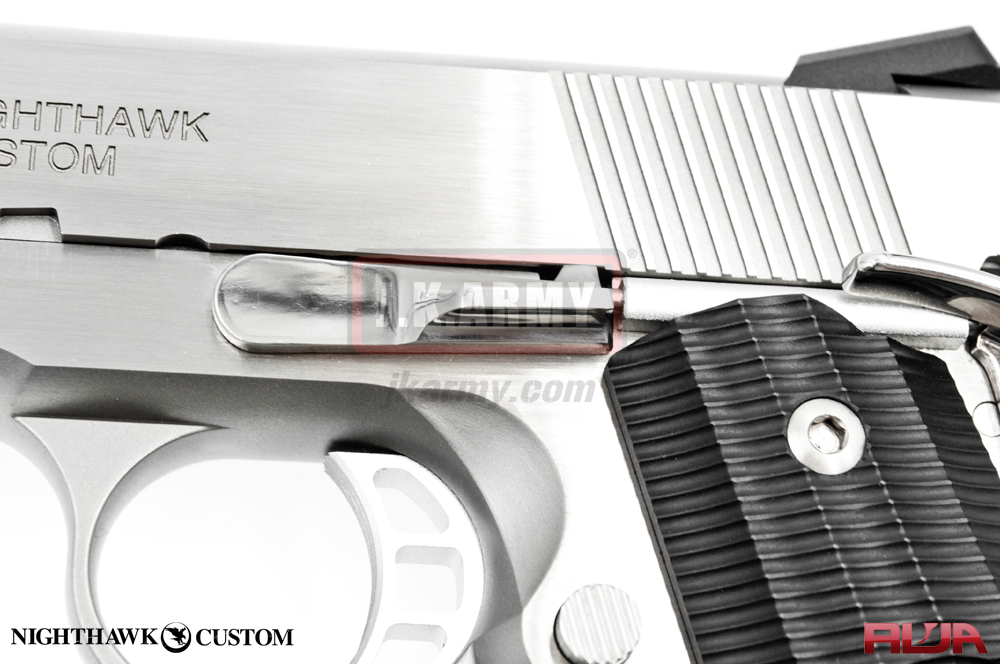 Nighthawk Custom GRP Stainless Steel GBB Pistol Airsoft Limited Edition ( RWA )