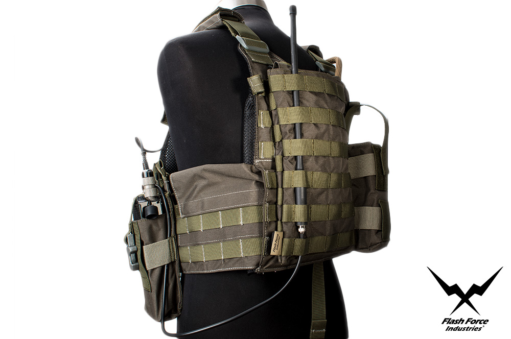 FFI 6094 Type UW Plate Carrier Vest w/ 6 Pouch Set ( CORDURA® 500D Mas Grey )